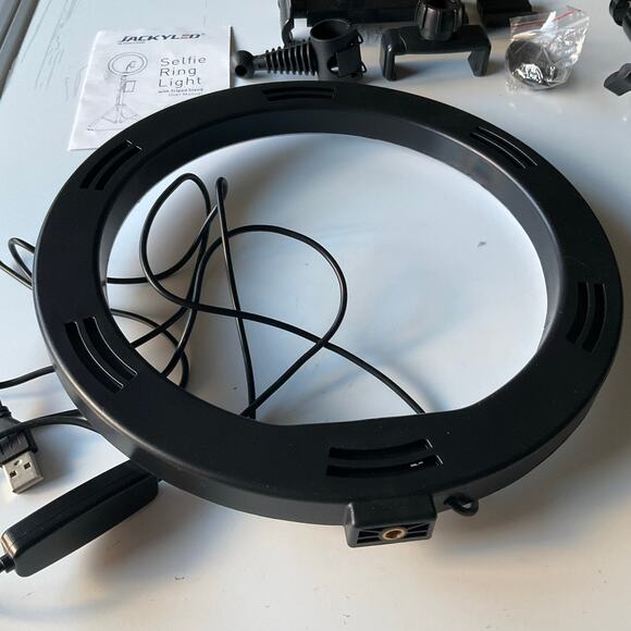 10'' Ring Light,w Extendable Tripod Stand, for Live Stream/Makeup/YouTube/TikTok - Picture 10 of 11
